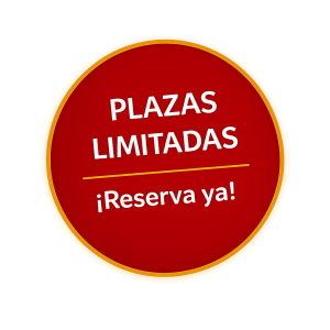 Plazas limitadas Plazas limitadas, reserva ya